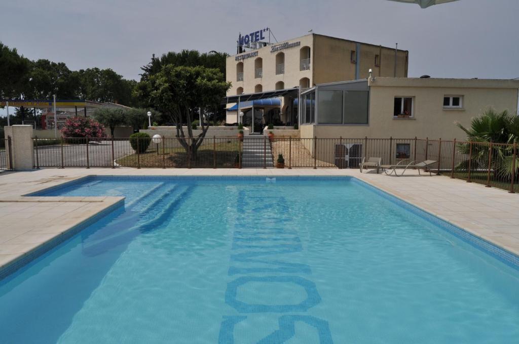 Les Mimosas Otel Lunel  Dış mekan fotoğraf